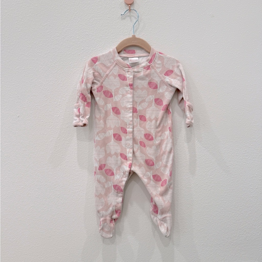 Hanna Andersson Cotton Baby Girl Footed Sleeper Pajamas 3-6m